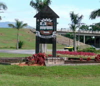 Entrada da Cidade de Queimados, acesso Rodovia Dutra (Foto: Divulgação)