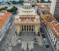 Vista aérea da Assembleia Legislativa do Estado do Rio de Janeiro (Foto: Thiago Lontra/Divulgação Alerj)