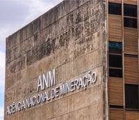 Placa sinalizadora do prédio da Agência Nacional de Mineração (Foto: Governo Federal)