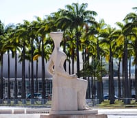 Estátua A Justiça, enfrente ao STF (Foto: Bruno Carneiro/STF)