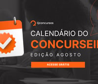 Calendário do Concurseiro agosto