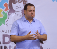 Governador do Amazonas, Roberto Cidade, durante um discurso (Foto: Divulgação Aleam)