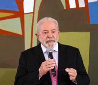 Presidente Lula em discurso (Foto: Agência Brasil)