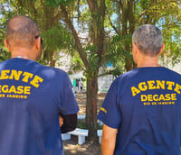Agentes socioeducativos do Degase (Foto: Governo do Rio de Janeiro)