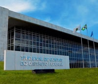 Fachada do Tribunal de Contas do Distrito Federal (Foto: Divulgação)