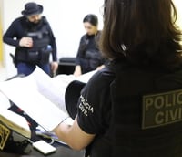 Agente da PC PA de costas (Foto: Divulgação)