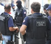 Policiais civis da Bahia (Foto: Ascom/Saeb)