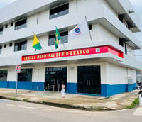 Fachada da Câmara de Rio Branco AC (Foto: Divulgação)