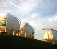 Tanques de gás da Transpetro (Foto: Galeria de Fotos da Transpetro/Divulgação)