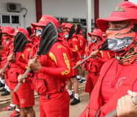 Bombeiros do Acre em formação (Foto: Divulgação)