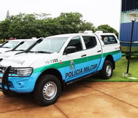 Viaturas da Polícia Militar de Mato Grosso do Sul (Foto: Divulgação)