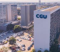 Vista aérea do prédio da CGU em Brasília (Foto: Divulgação GOV BR)