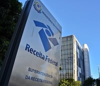 Placa sinalizadora da Receita Federal (Foto: Divulgação)