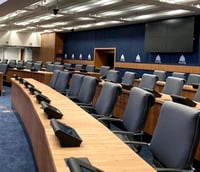Plenário vazio da Assembleia Legislativa do Estado do Rio de Janeiro (Foto: Divulgação Alerj)