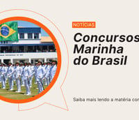 Arte concursos Marinha 2026 (Foto: Divulgação)