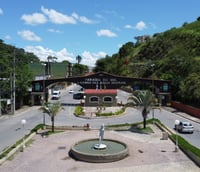 Foto da entrada de Paraíba do Sul RJ (Foto: Divulgação)