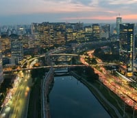 Vista aérea da cidade de São Paulo (Foto: SECOM - Prefeitura de São Paulo)