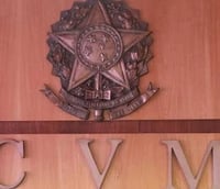 Placa sinalizadora da Comissão de Valores Mobiliários (Foto: Divulgação)