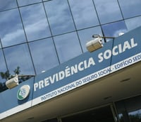 Fachada do prédio da Previdência Social (Foto: Pedro França/Agência Senado)
