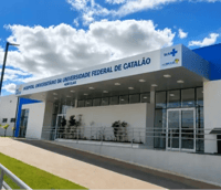 Fachada do Hospital Universitário da UFCAT (Foto: Prefeitura de Catalão)