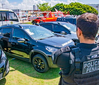 Policial penal de costas (Foto: Maksuel Martins/Governo do Estado do Amapá)