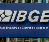 Placa do IBGE (Foto: Divulgação)