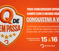 Thumb especial do Qconcursos Evento o Q de Quem passa
