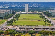 Esplanada dos Ministérios, em Brasília (Foto: Semob DF)