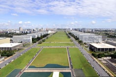 Imagem aérea da Esplanada dos Ministérios (Foto: Divulgação)