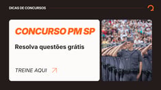Thumb Especial do Qconcursos Concurso PM SP Questões grátis