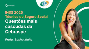 INSS - 2025 - Técnico do Seguro Social - Questões mais cascudas da Cebraspe