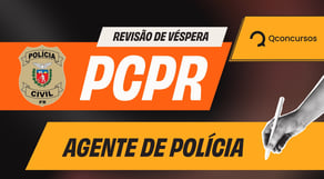 PCPR | Última revisão para Agente de Polícia antes da prova! Ao Vivo