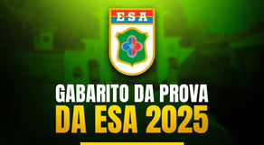 GABARITO DA PROVA DA ESA 2025 - EU MILITAR