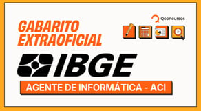IBGE: Gabarito Extraoficial Agente Censitário de Informática (ACI) - AO VIVO