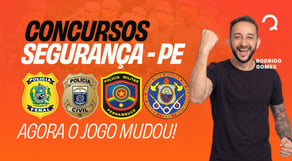 Concursos Segurança PE: bancas definidas. O que muda na sua preparação?