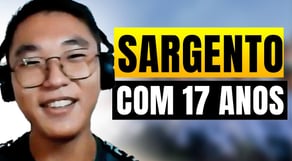 Como ele fez para se tornar SARGENTO tão novo?