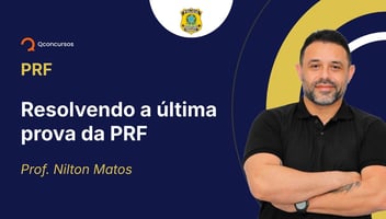 PRF - 2025 - Resolvendo a última prova da PRF