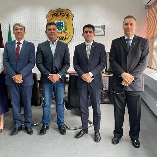 Reunião do MP PB com secretário de Administração Penitenciária (Foto: MP PB)