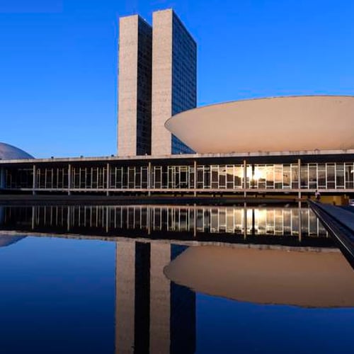 Fachada da Câmara dos Deputados, em Brasília (Foto: Pedro França/Agência Senado)