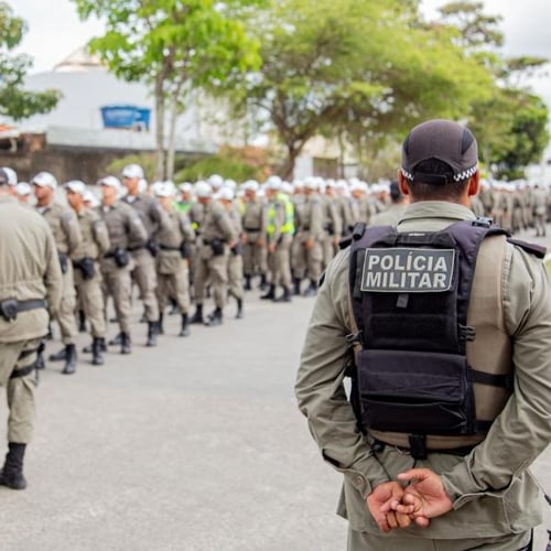 Policiais militares de Alagoas em treinamento (Foto: Igor Lessa/Ascom PM AL)