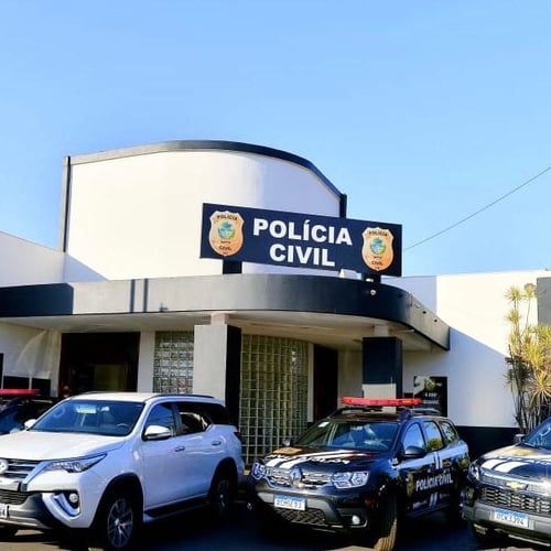 Viaturas da PC GO (Foto: Secom)
