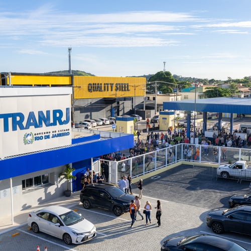 Posto do Detran RJ (Foto: Bernardo Gomes/Maricá RJ)