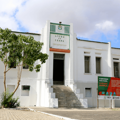 Fachada da Escola Liceu do Ceará (Foto: Yuri Martins e Sadraque Santos/GOV CE)