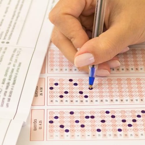 Prova de concurso (Foto: Divulgação)