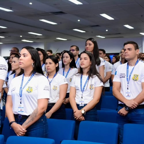 Candidatos do concurso Polícia Científica AL realizam curso de formação (Foto: Ascom Polícia Científica)
