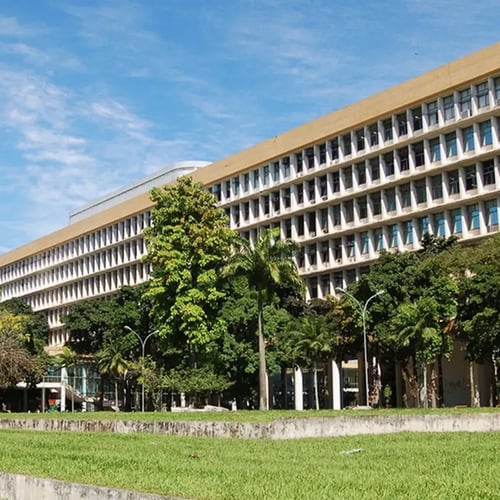 Fachada do prédio da UFRJ (Foto: Divulgação/UFRJ)