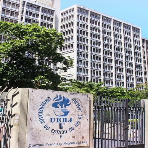 Fachada do prédio da Uerj no câmpus do Maracanã (Foto: Divulgação)