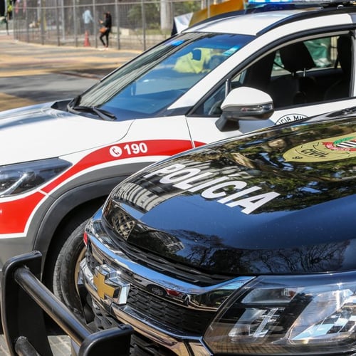 Viaturas da Polícia Civil e Polícia Militar de São Paulo (Foto: SSP)