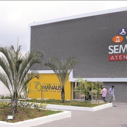 Fachada da Semef Manaus (Foto: Robervaldo Rocha/CMM)