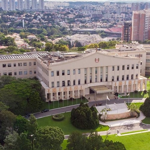 Vista aérea da sede do governo de São Paulo (Foto: Divulgação)
